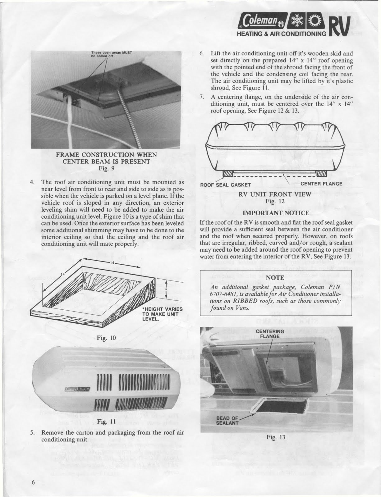 Coleman-mach Air Conditioner Manual